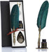 Vintage Carving Feather Pen Set